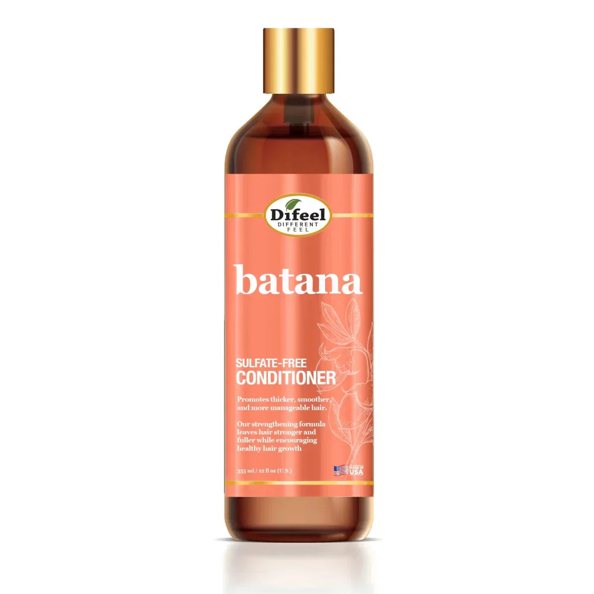 DiFeel Health & Beauty 12 oz Difeel - Après-shampoing sans sulfate Elevated Batana (12/33.8) oz