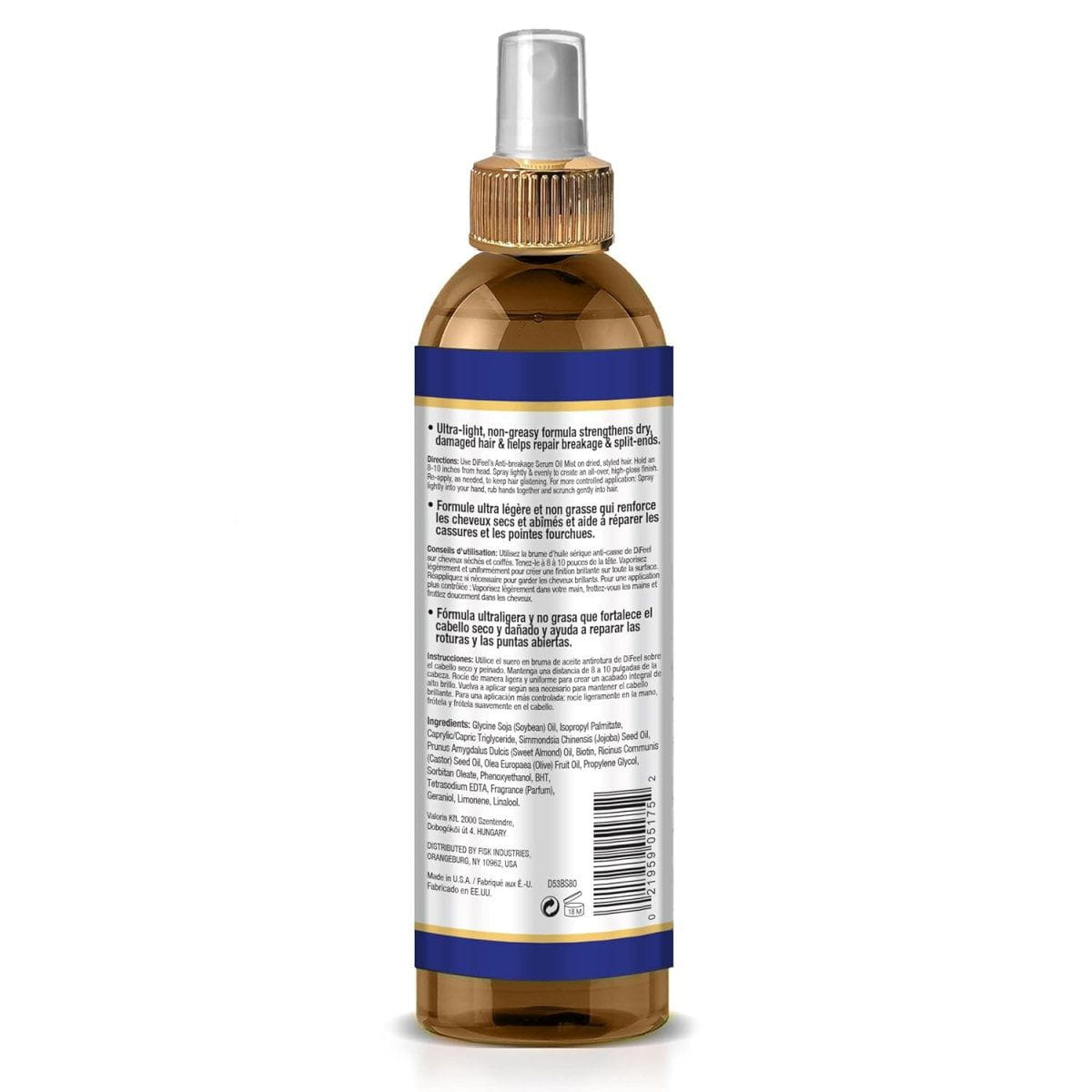 DiFeel Health & Beauty Difeel Biotin Anti-Breakage Serum OIL Mist 8oz