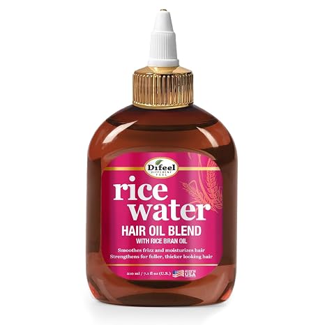 DiFeel Health & Beauty Difeel Rice Water Premium Hair Oil  7.1 oz