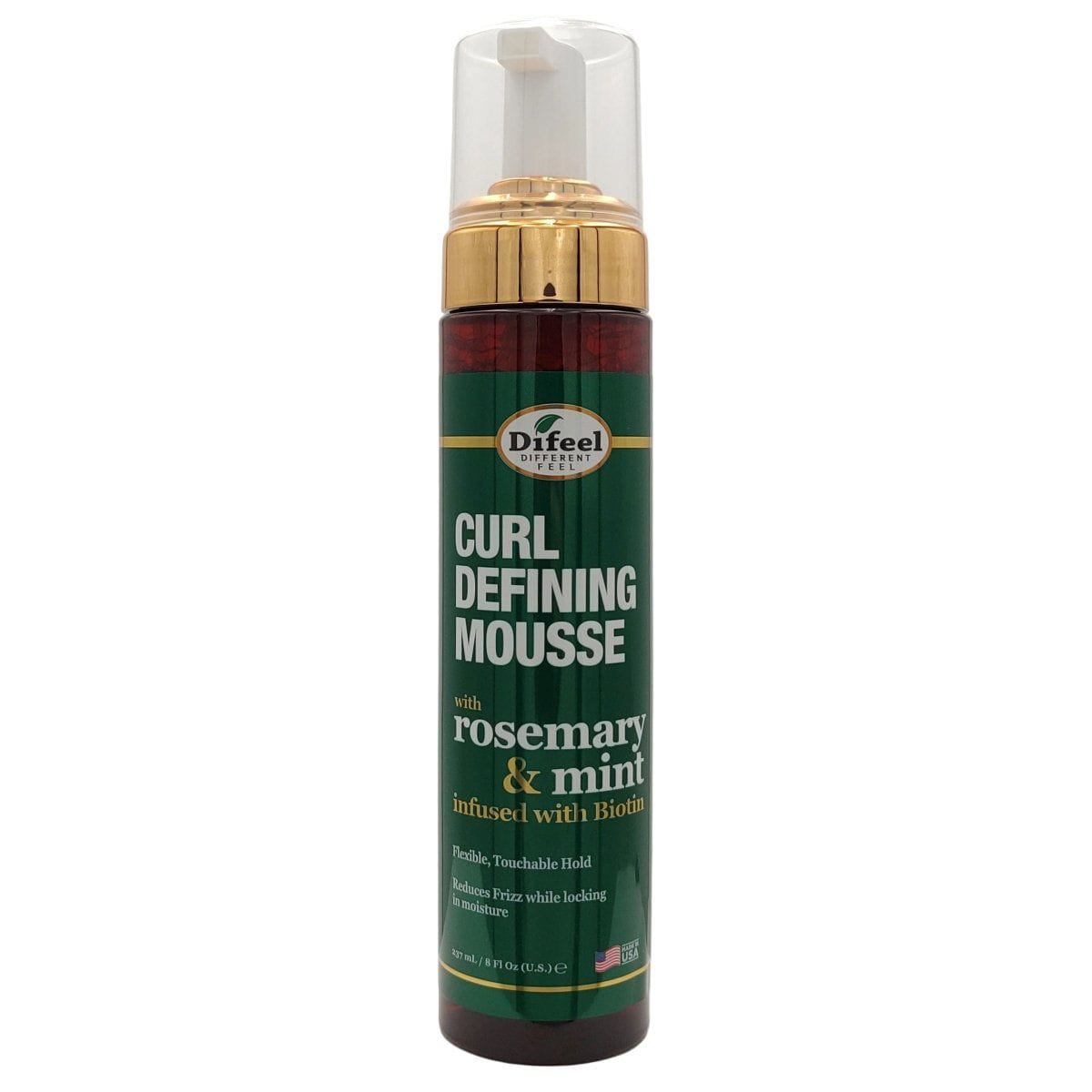 DiFeel Health & Beauty Difeel Rosemary & Mint Curl Defining Mousse 8 oz