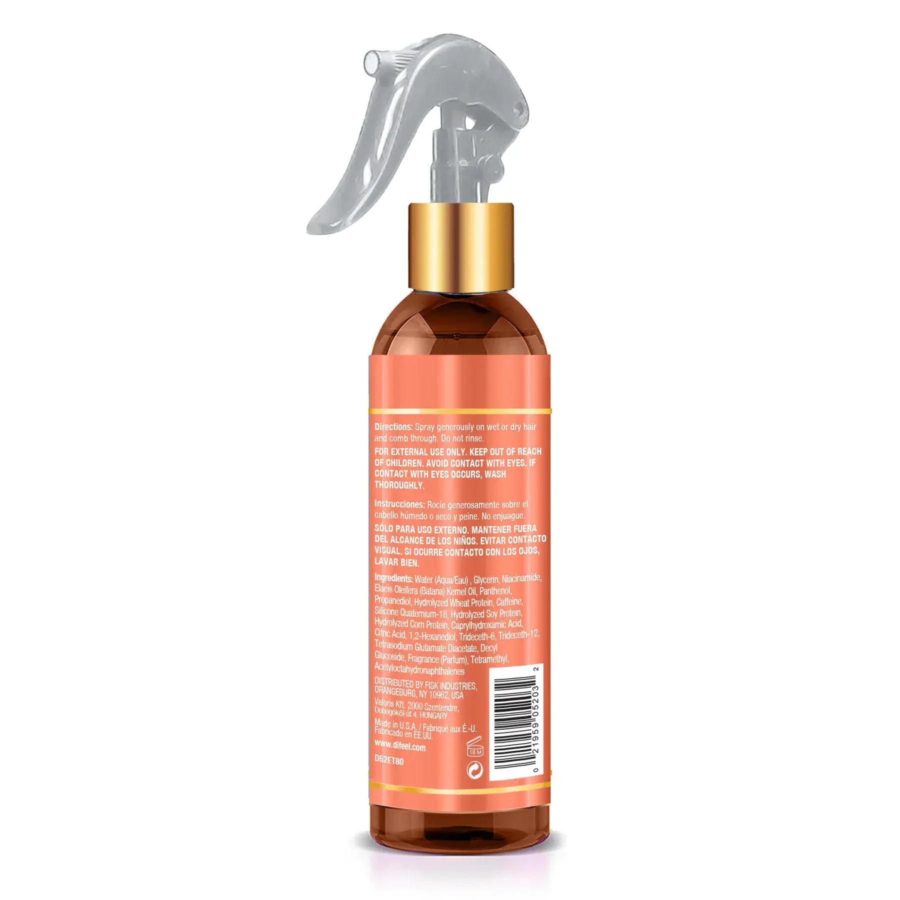DiFeel Health & Beauty Difeel - Spray sans rinçage Batana de qualité supérieure 8 oz