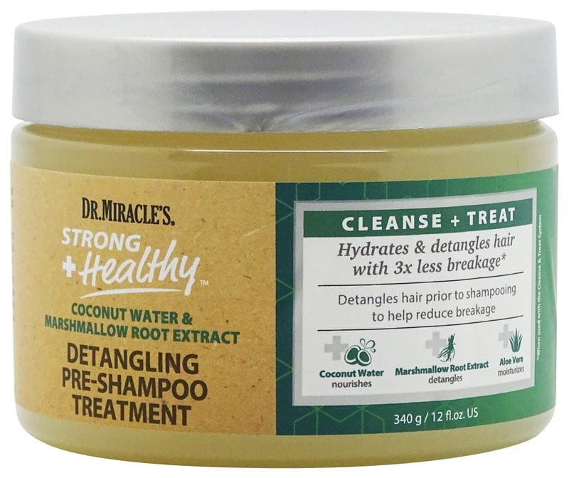 Dr.Miracle's Coconut Water & Marshmallow Root Extract Detangling Pre-Shampoo Treatment 340g | gtworld.be 