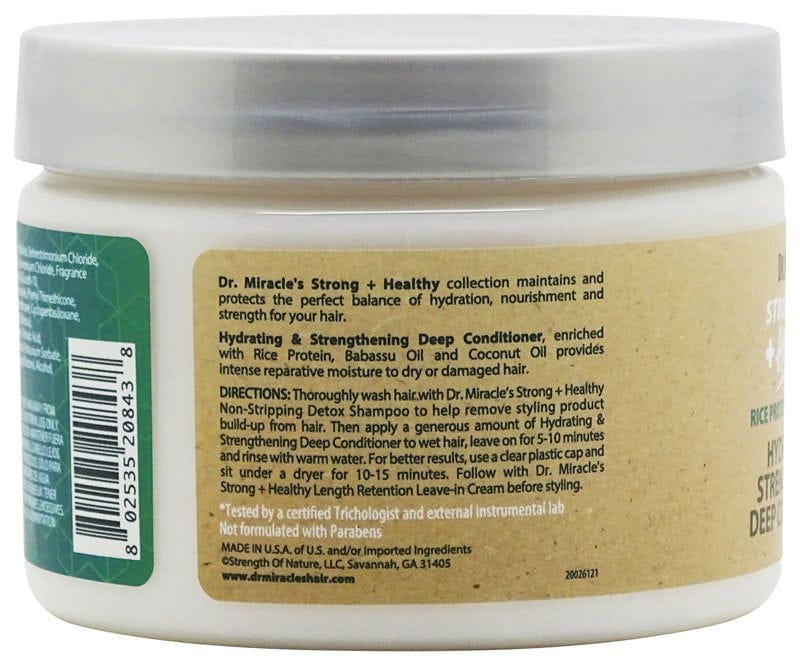Dr.Miracle's Rice Protein & Babbasu Oil Hydrating & Strengthening Deep Conditioner 340g | gtworld.be 