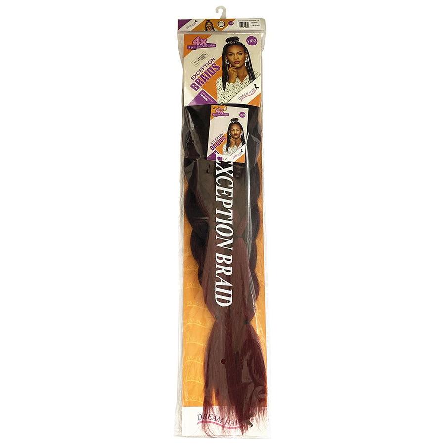 Dream Hair Braids Exception 4x Pre Stretched 100% Kunsthaar 4 pcs, 170g - Gtworld.de