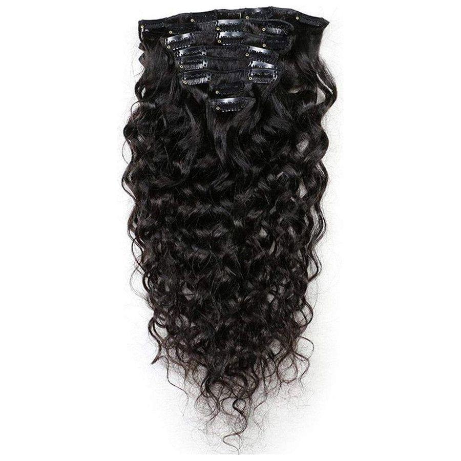 Dream Hair Clip - In Extensions Set Deep Wave Human Hair, Echthaar - Gtworld.de