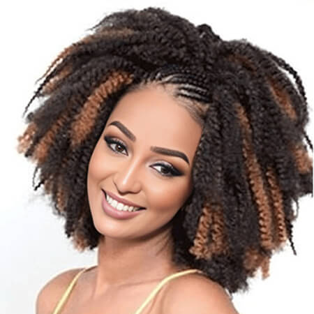 Dream Hair 3x Pre-Fluffed Afro Kinky Braid Cheveux synthétiques 20'' / 24'' | gtworld.be 