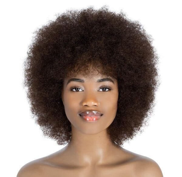 Dream Hair Dream Hair Afro Human Hair Wig Natural Color 12'' / 14''