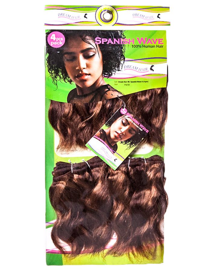 Dream Hair ML Spanische Welle 8 "De vrais cheveux  (4 Stücke/Pack) | gtworld.be 