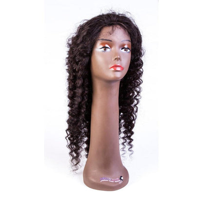 Dream Hair Natural Brazilian Hair Top Perücke Deep Wave Col: Natural | gtworld.be 