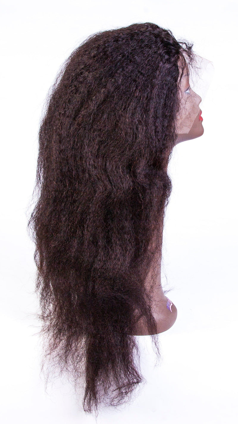 Dream Hair Natural Brazilian Hair Top Perücke Kinky Straight :Natural | gtworld.be 