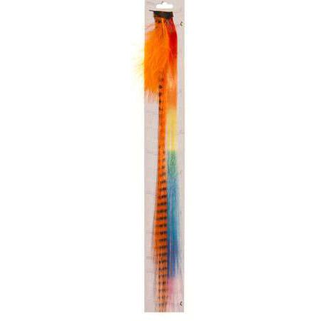 Dream Hair Dream Hair One Clip-In Feather Extensions Synthetic Hair, Feder Haarteil Kunstha