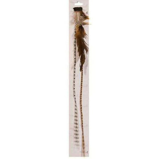 Dream Hair One Clip-In Feather Extensions Synthetic Hair, Feder Haarteil Kunstha | gtworld.be 