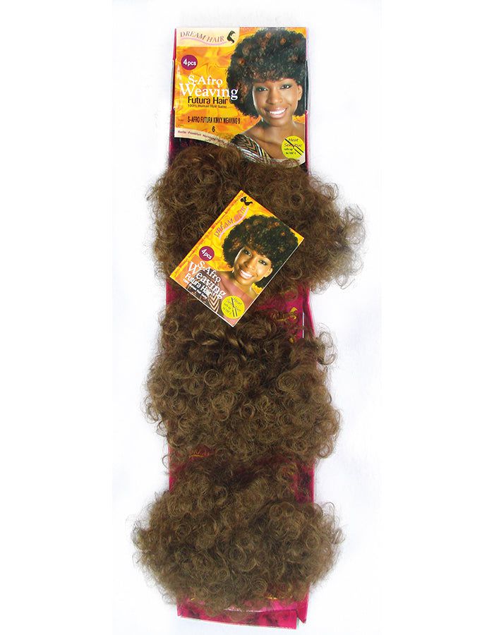 Dream Hair S-Afro Futura Kinky Weaving 9 Synthetic Hair 4 pcs. | gtworld.be 