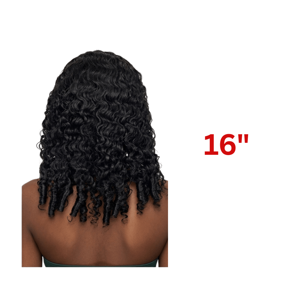 Dream Hair Health & Beauty 16" Dream Hair - Half Wig Burmese Curl Natural color 16"/20"