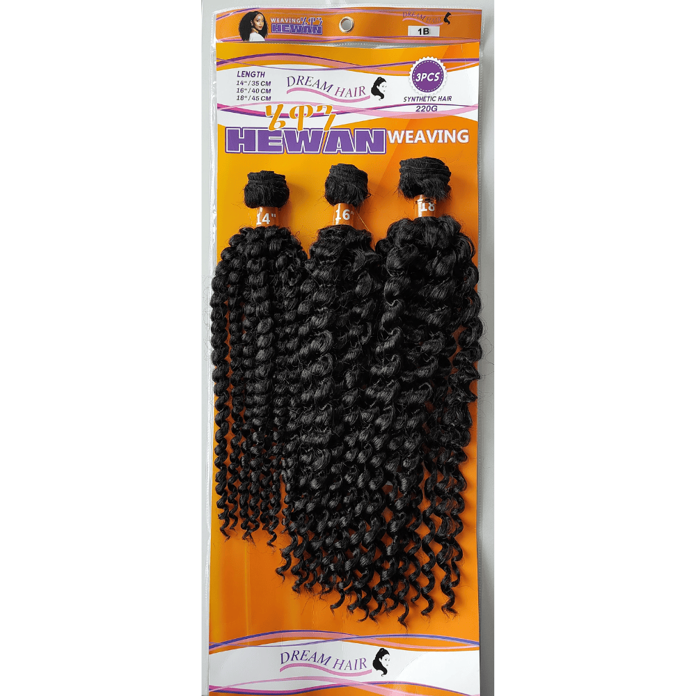 Dream Hair Health & Beauty 1B Dream Hair Hewan Weaving 14"/16"/18" (3 pcs)