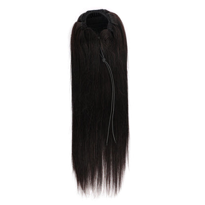 Dream Hair Health & Beauty 20" / 1B Dream Hair Queue de cheval lisse en cheveux humains 14" et 20"