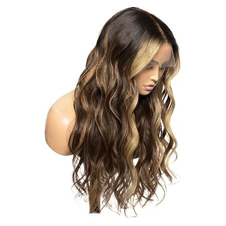 Dream Hair Health & Beauty Dream Hair 6 CH Indian Virgin Lace Front Wig 18" N263