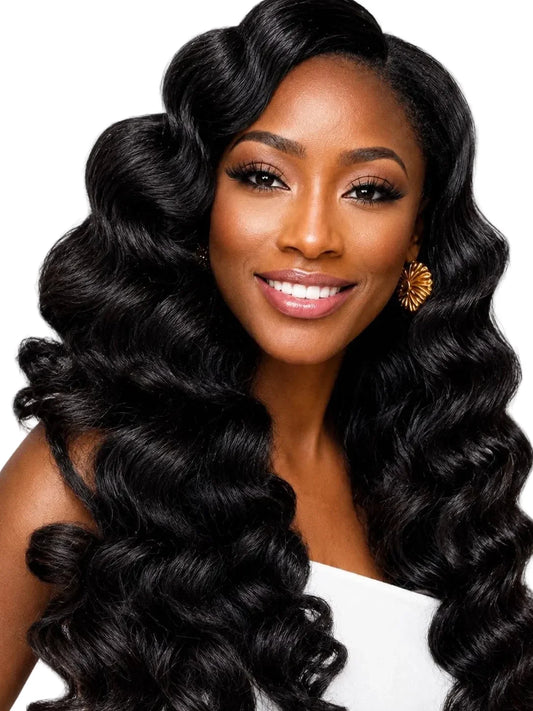 Dream Hair Health & Beauty Dream Hair Africo Body Wave Weaving Human & Premium Synthetic Hair 6 pcs.