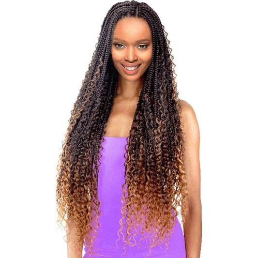 Dream Hair Health & Beauty Dream Hair Boho Hippie Crochet Braid Kunsthaar 22" & 28"