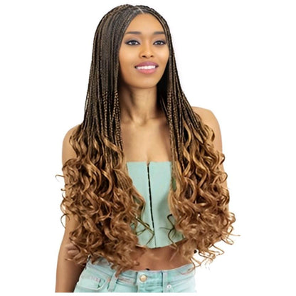 Dream Hair Health & Beauty Dream Hair French Curl Crochet Braided X3 Pcs 22'' 150g