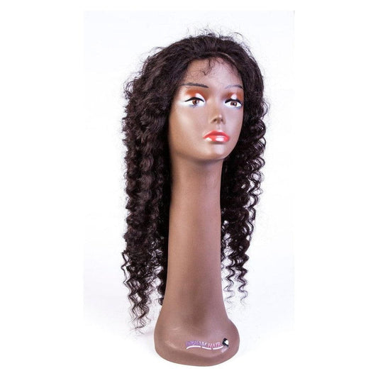 Dream Hair Health & Beauty Dream Hair Natural Brazilian Hair Top Wig Deep Wave Col: Natural