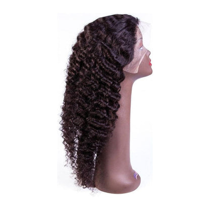 Dream Hair Health & Beauty Dream Hair Natural Brazilian Hair Top Wig Deep Wave Col: Natural