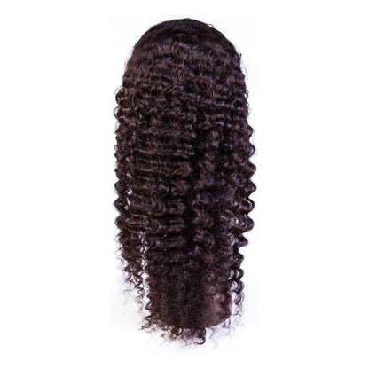 Dream Hair Health & Beauty Dream Hair Natural Brazilian Hair Top Wig Deep Wave Col: Natural