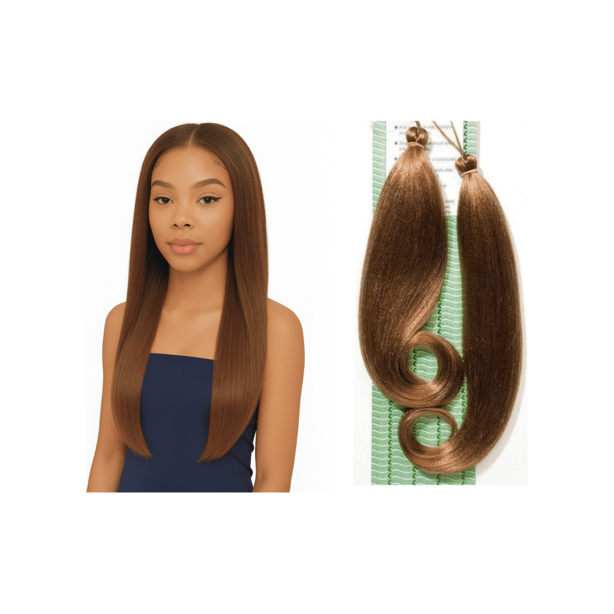Dream Hair Health & Beauty Dream Hair Pony 2000 Short 18"/45Cm & 22"/55Cm (2Pcs) Synthetic Hair