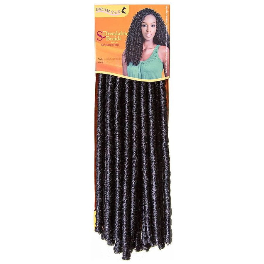 Dream Hair Health & Beauty Dream Hair S-Dreadafric Braids Kanekalon Fiber 13"/33cm