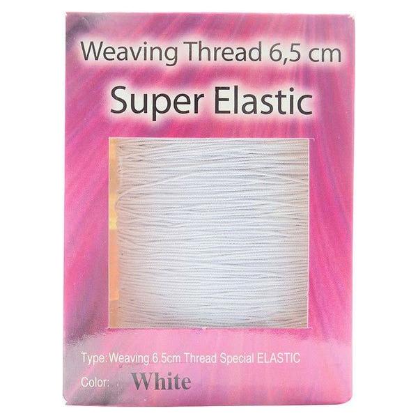 Dream Hair Health & Beauty Dream Hair Weaving 6.5cm Thread Special ELASTIC White