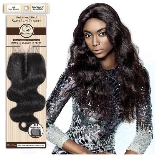 Dream Hair Health & Beauty Natural Brazilian TOP Part lace CLOSURE Body Wave Natural Color