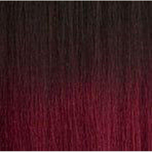 Dream Hair Health & Beauty Schwarz-Burgundy Mix Ombré #T1B/Burg Dream Hair S-Straight Weaving 10/12/14" 25/30/35cm Synthetic Hair Color:1