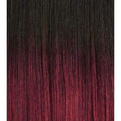 Dream Hair Health & Beauty Schwarz-Rot Mix Ombré #T1B/530 Dream Hair S-Butterfly Locks 18'' _  Crochet Braid