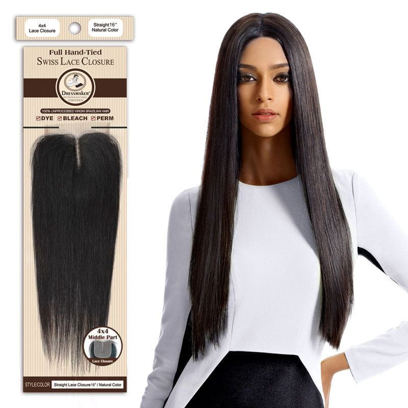Natural Brazilian TOP Part lace CLOSURE Straight Natural Color | gtworld.be 