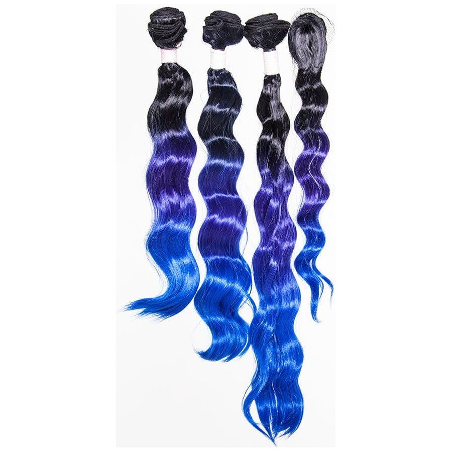 Dream Hair Ombre Kunsthaar Tressen 4Pcs - Gtworld.de