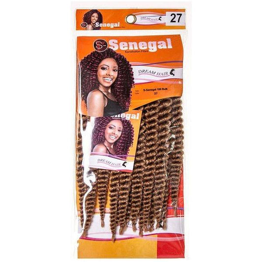 Dream Hair S - Senegal 100 Bulk Length 10"/25cm Synthetic Hair - Gtworld.de