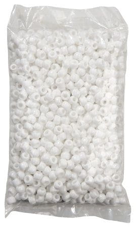 Beads (900) Pony White