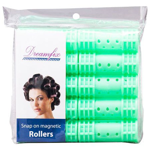 DreamFix Df Magnetic Snap On Rollers C Large Green :1222 (10 Stück/Pack) | gtworld.be 