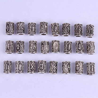 Dreamfix Dreamfix Vintage Silver Viking Letter DIY Bracelets 24pcs