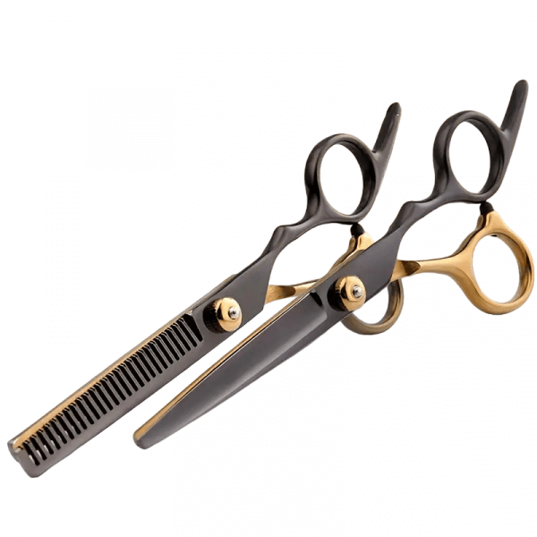 Dreamfix gold black Dreamfix Professional Hairdresser Scissors