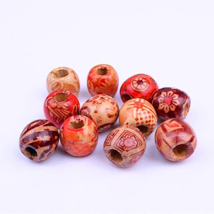 Dreamfix Hair Barrel Bead Wooden 24pcs - Gtworld.de