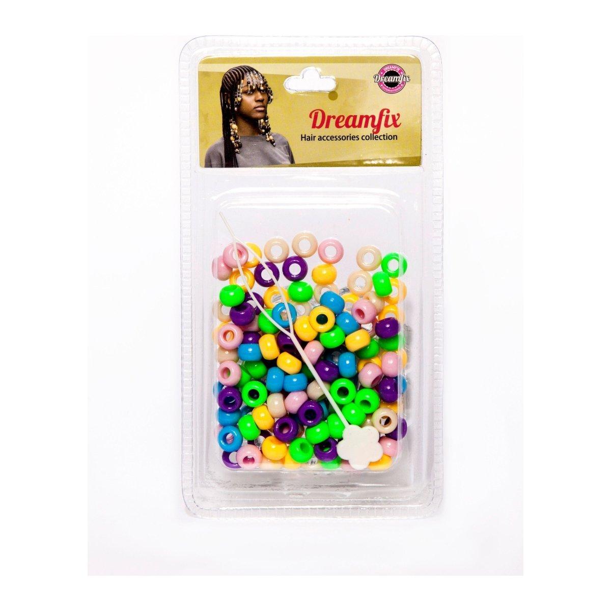 Dreamfix Health & Beauty 011 Dreamfix Plastic Hair Beads For Kids Assorted