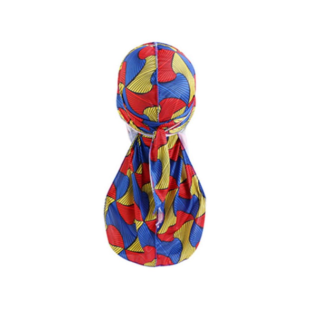 Dreamfix Health & Beauty Adult Red Blue Yellow Dreamfix Africa Print Design Durags