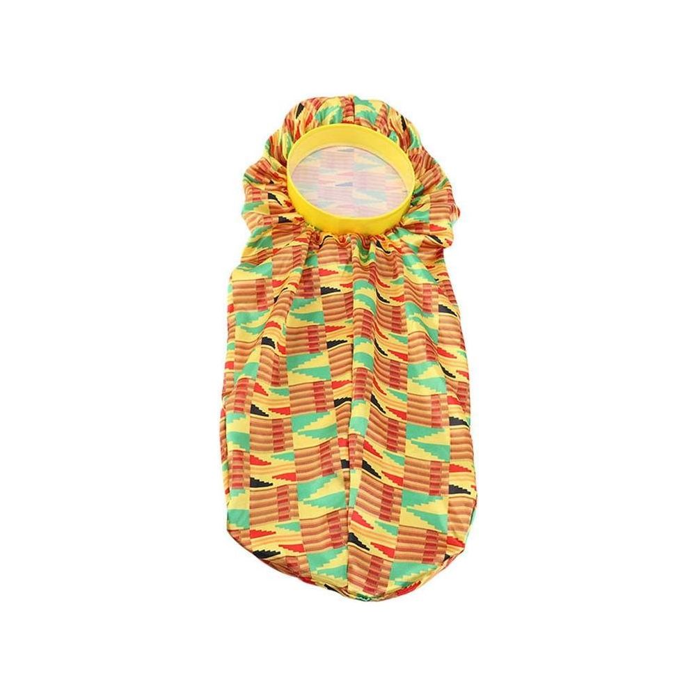 Dreamfix Health & Beauty Adult Yellow Dreamfix Africa Long Print Bonnet