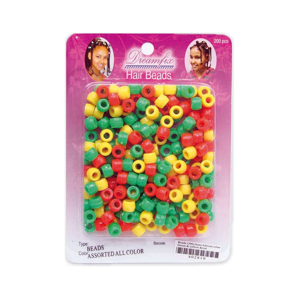 Dreamfix Health & Beauty Assorted green . red . yellow Dreamfix Beads