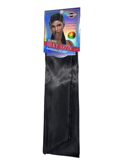 Dreamfix Health & Beauty Black Dreamfix Bandana Scarf Satin