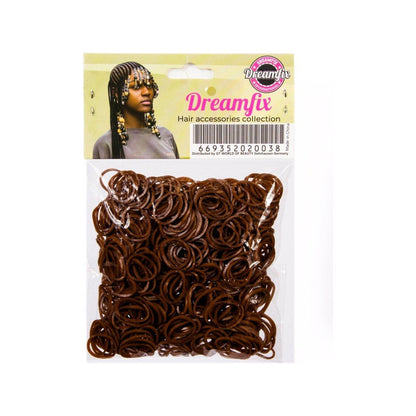 Dreamfix Health & Beauty Brown #600 Dreamfix Rubber Bands 600 pcs