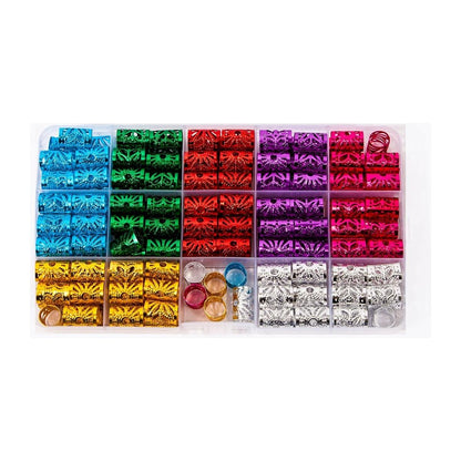 Dreamfix Health & Beauty Dreamfix 170Pcs Hair Bead Vibrant Colors 7 Colors