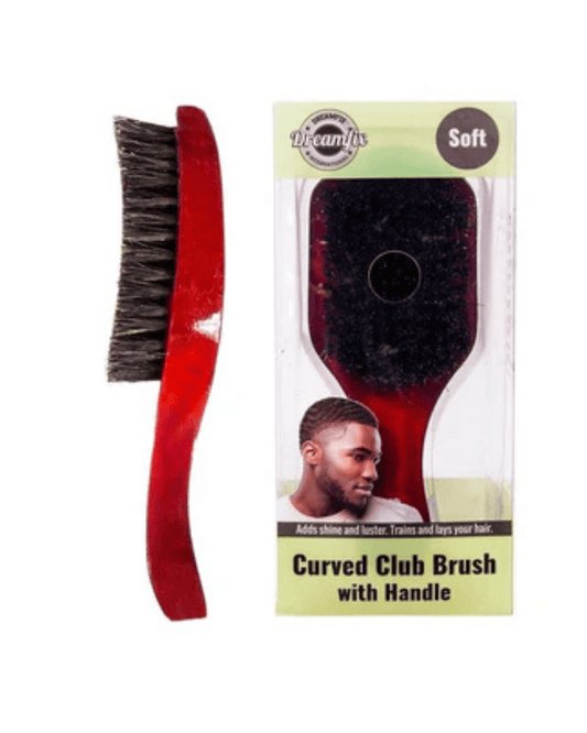 Dreamfix Health & Beauty Dreamfix Curved Club Brush with Handle-Soft
