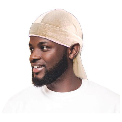 Dreamfix Health & Beauty Dreamfix Durag Korea Velvet : Beige Dreamfix Durag Korea Velvet